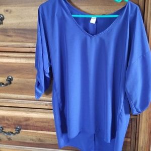 Cobalt blue blouse